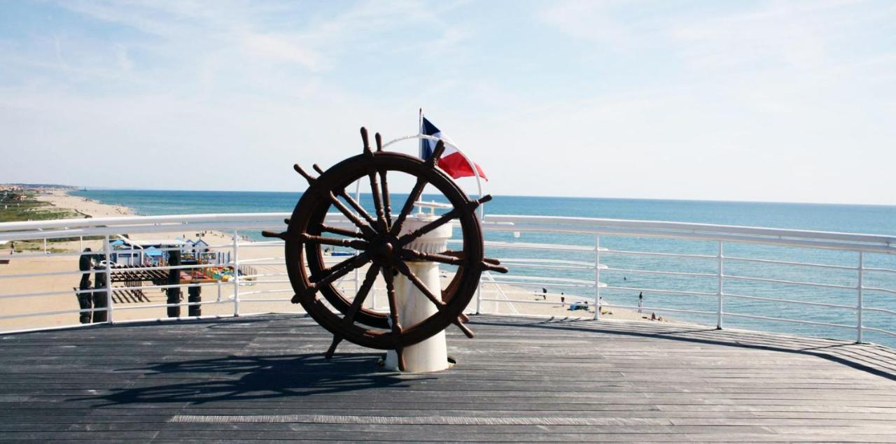 La Plage Du Lido - Front De Mer - Travaux Recents Le Barcarès Kültér fotó