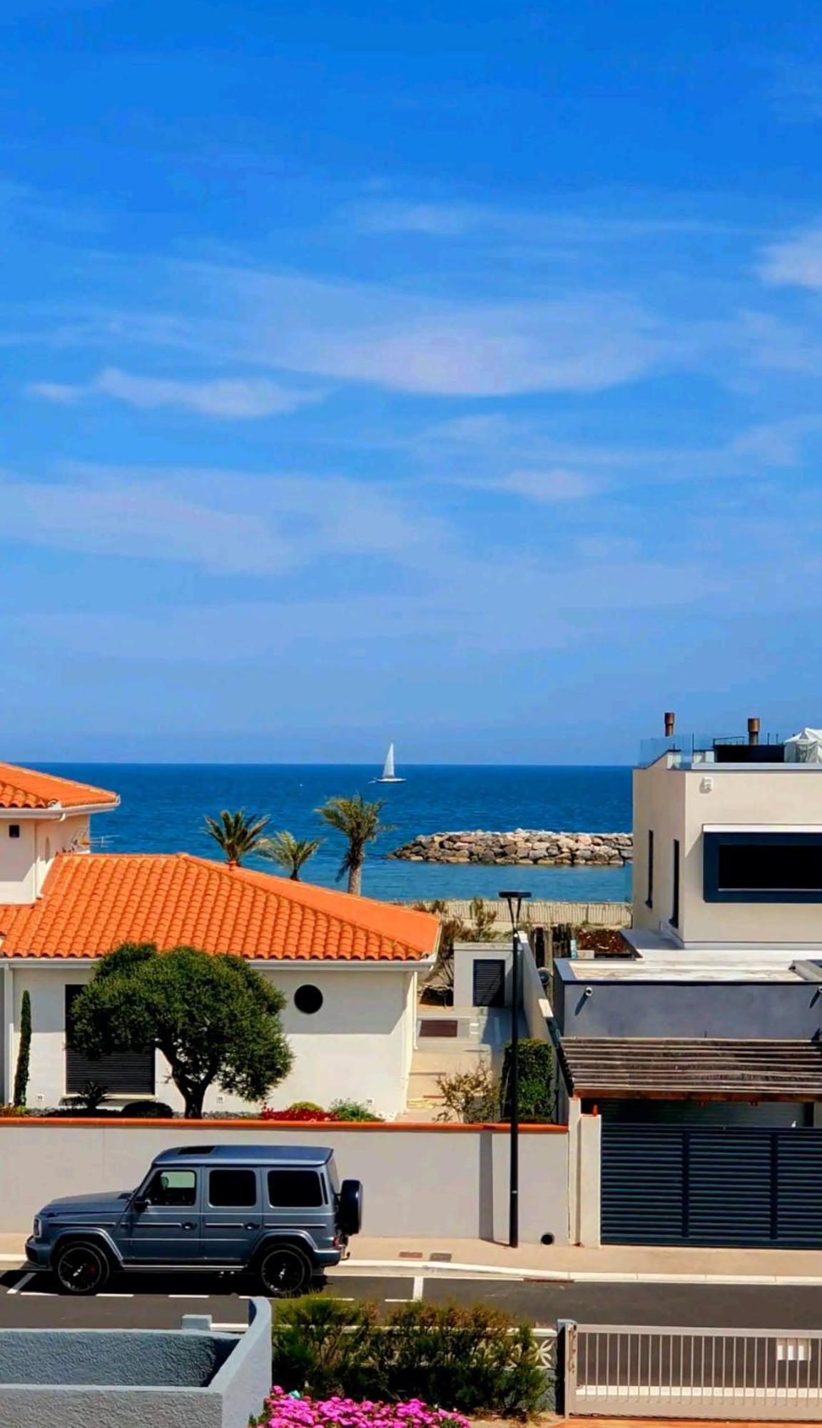 La Plage Du Lido - Front De Mer - Travaux Recents Le Barcarès Kültér fotó